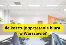 Ile kosztuje sprzątanie biura w Warszawie