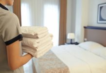 Służba pięter na najwyższym poziomie Hotelu
