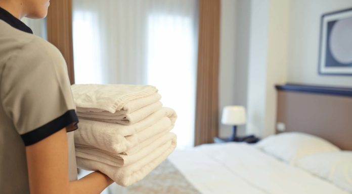 Służba pięter na najwyższym poziomie Hotelu