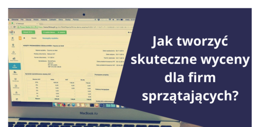 Wyceny dla firm sprzątających