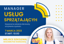 Manager usług sprzątających – technologie sprzątania Manager usług sprzątających