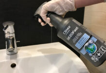 4 obszary dezynfekcji w toaletach dezynfekcji