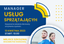 Manager usług sprzątających II edycja – technologie sprzątania