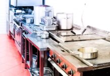 Bieżące czyszczenie i doczyszczanie pomieszczeń kuchennych w obiektach gastronomicznych Mycie