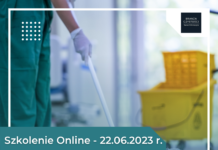 Profesjonalne utrzymanie czystości w przychodniach medycznych i salonach beauty – szkolenie on-line 22.06.2023 r. Profesjonalne utrzymanie czystości w przychodniach medycznych i salonach beauty