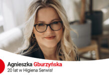 Agnieszka Gburzyńska 20 lat w Higiena Serwis Serwis