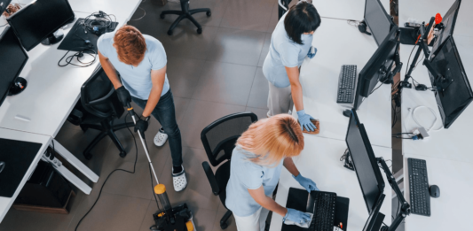 do sprzątania w nowym obiekcie