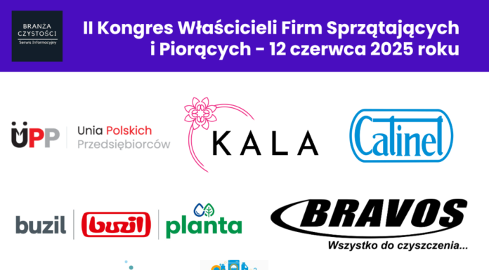 Poznaj partnerów i sponsorów II KONGRESU WŁAŚCICIELI FIRM SPRZĄTAJĄCYCH I PIORĄCYCH