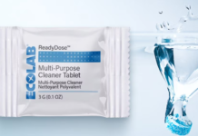 ReadyDose Ecolab zamknął środki czystości w tabletkach. Ma to usprawnić procesy czyszczenia w restauracjach ReadyDose