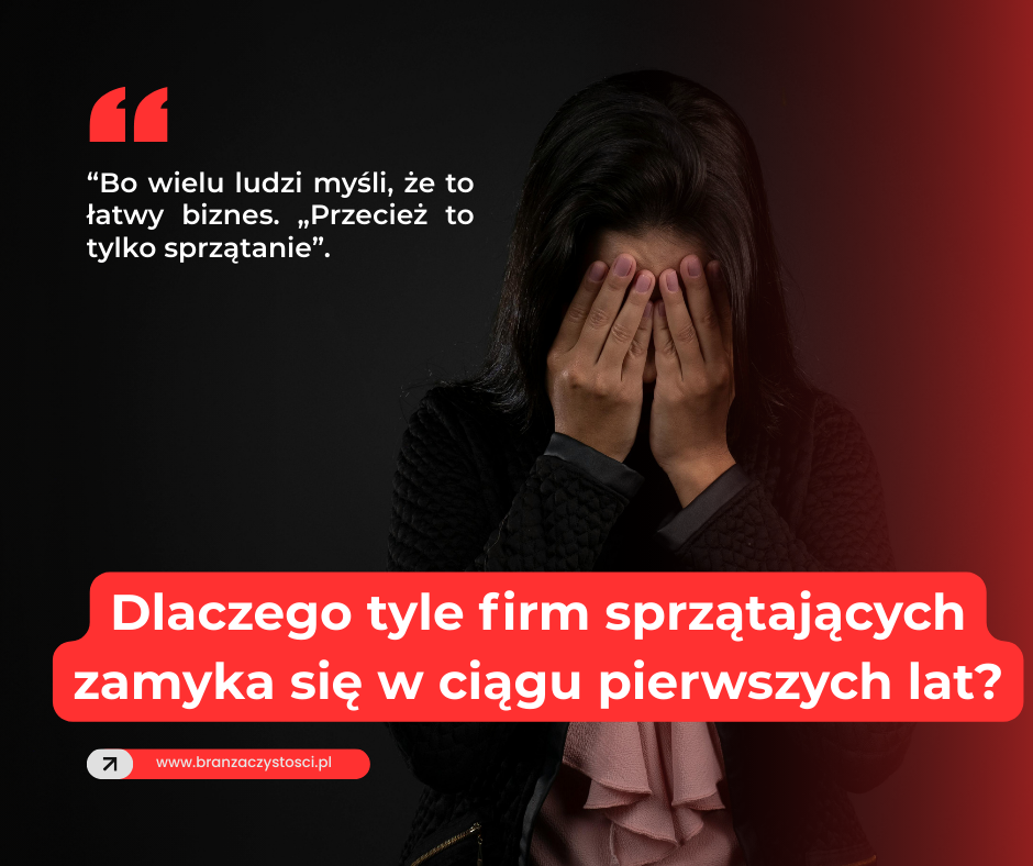 firma sprzątająca upada