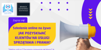 Szkolenie online na żywo: Jak pozyskiwać Klientów na usługi sprzątania i prania? |18.03.26
