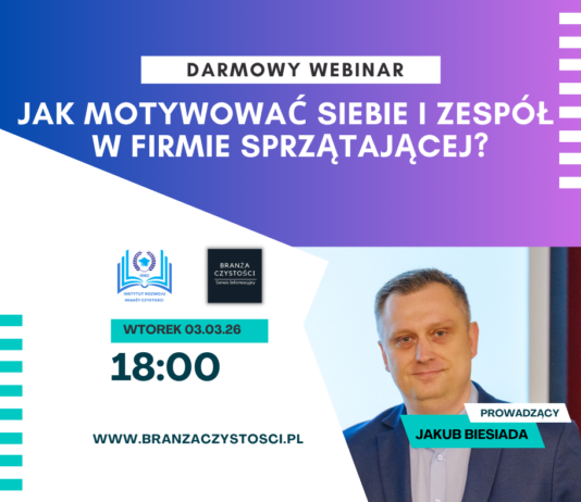 Darmowy webinar: Jak motywować siebie i zespół w firmie sprzątającej?