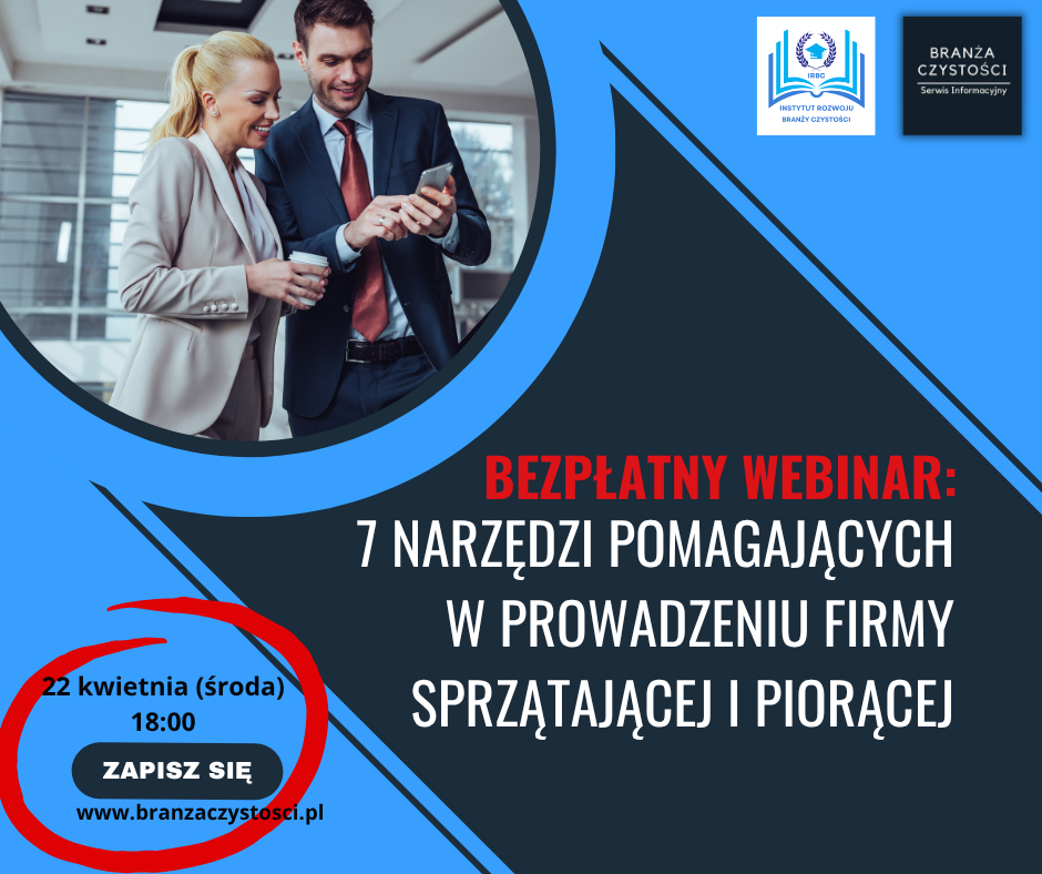 7 narzędzi pomagających w prowadzeniu firmy sprzątającej i piorącej