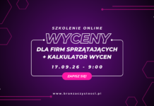 Szkolenie z wycen dla firm sprzątających — z kalkulatorem w pakiecie Kalkulator wycen na sprzątanie