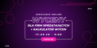 Szkolenie z wycen dla firm sprzątających — z kalkulatorem w pakiecie Kalkulator wycen na sprzątanie
