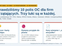 Ubezpieczenie firmy sprzątającej: sprawdziliśmy 10 polis. Ubezpieczenie firmy sprzątajacej