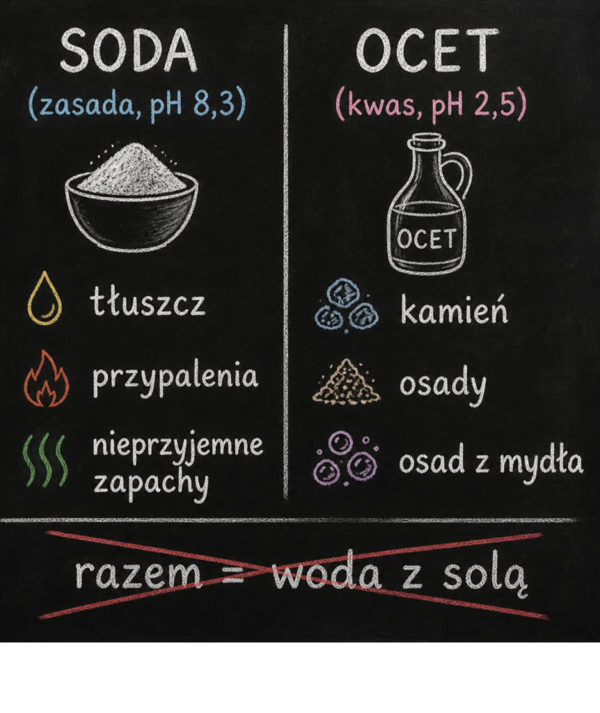 Ile sody naprawdę reaguje z octem w popularnych przepisach: 15–30%
Soda i ocet to mit