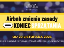 Nowe zasady Airbnb: goście nie będą sprzątać przed wyjazdem. Co to oznacza dla firm sprzątających