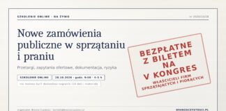 Nowe zamówienia publiczne w sprzątaniu i praniu – szkolenie online nowe zamówienia publiczne w sprzątaniu