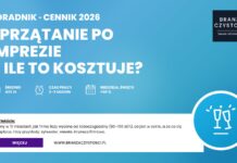 Sprzątanie po imprezie – cena w 2026 roku: cennik, czas pracy i co jest wliczone Sprzątanie po imprezie – ile to kosztuje w 2026 roku: średnio 435 zł, 3–9 godzin pracy