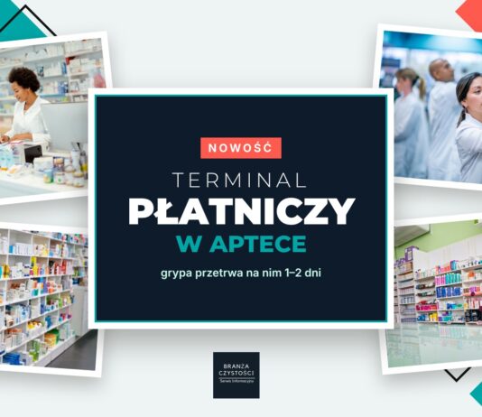 Nowy sezon, stary problem: terminal płatniczy w aptece i klamka przy wejściu Terminal płatniczy w aptece – nowość sezonu infekcji, grypa przetrwa na nim 1–2 dni